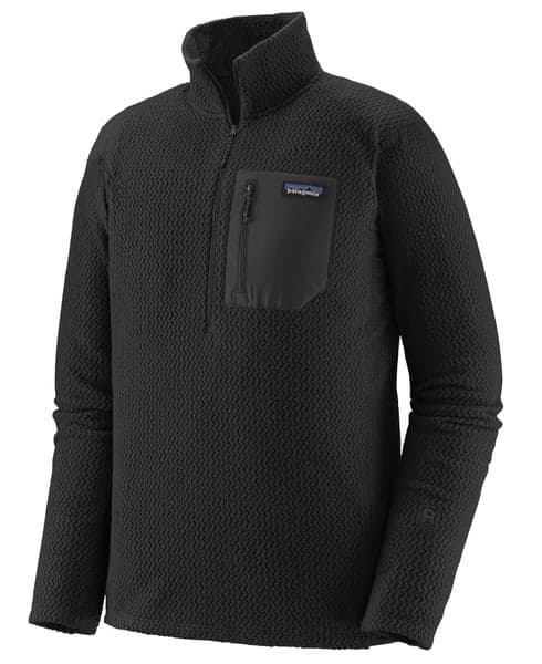 M's R1 Air Zip Neck Black, view: 0