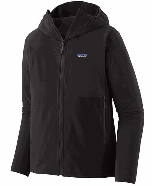 M's R1 TechFace Hoody Black, view: 0