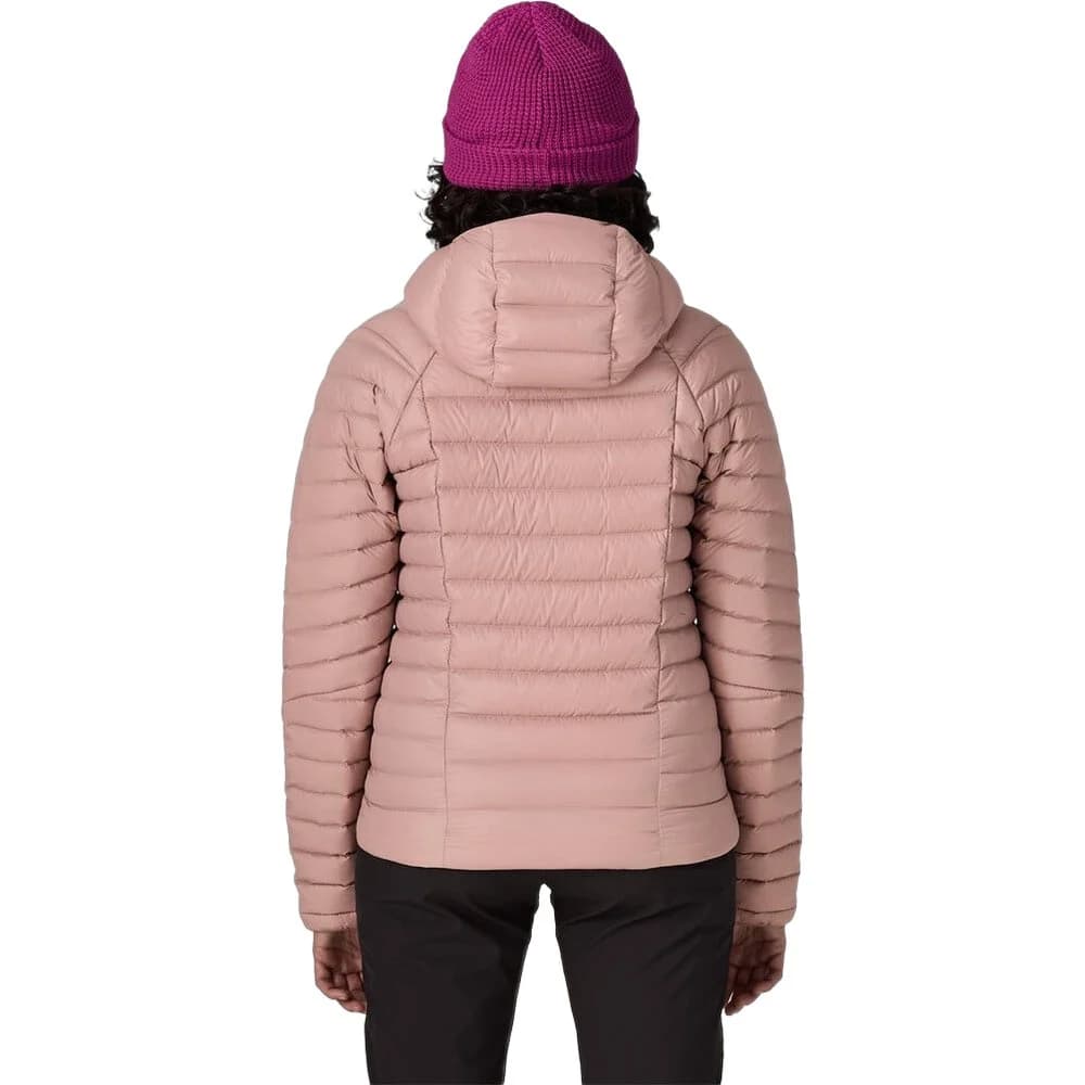 W's Down Sweater Hoody Moonrise Taupe, view: 3