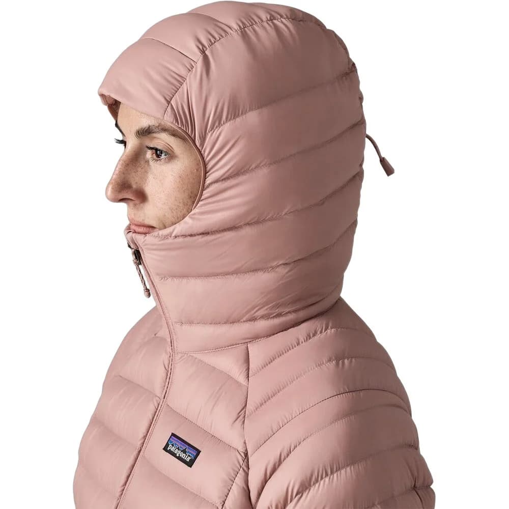 W's Down Sweater Hoody Moonrise Taupe, view: 5