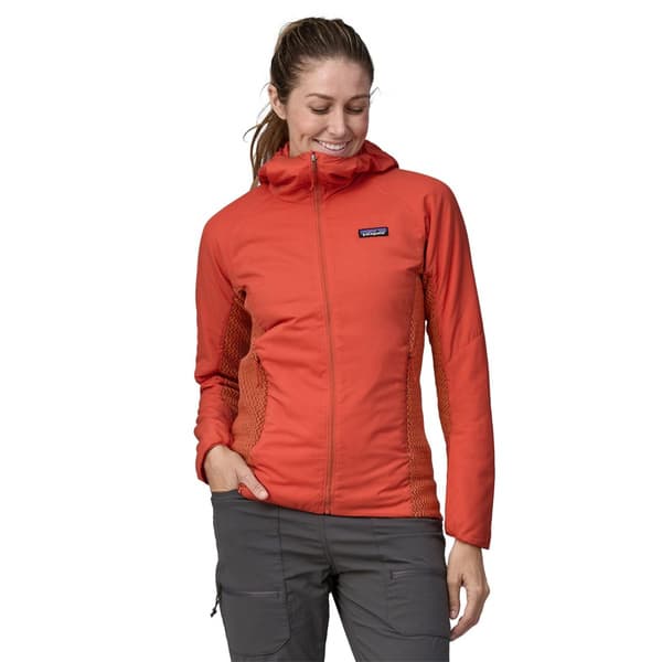 W's Nano-Air Light Hybrid Hoody Pimento Red, view: 1