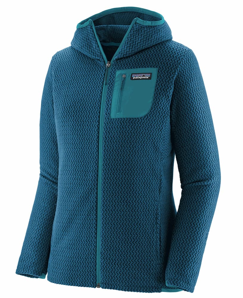 W's R1 Air Full-Zip Hoody Lagom Blue, view: 0