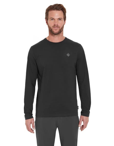 Basecamp Logo Badge LS Tee Beluga, view: 2