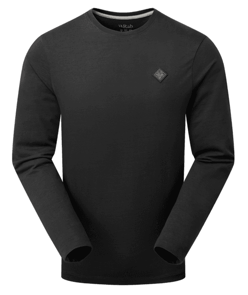 Basecamp Logo Badge LS Tee Beluga, view: 0