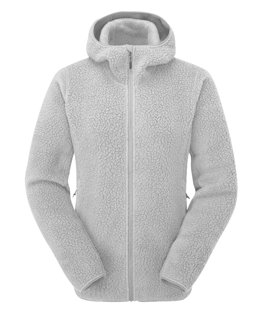 Shearling Hoody Wmns Pewter, view: 0