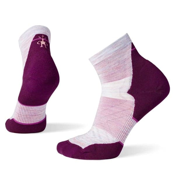 W Run Targeted Cushion Ankle Socks Purple Eclipse, view: 0