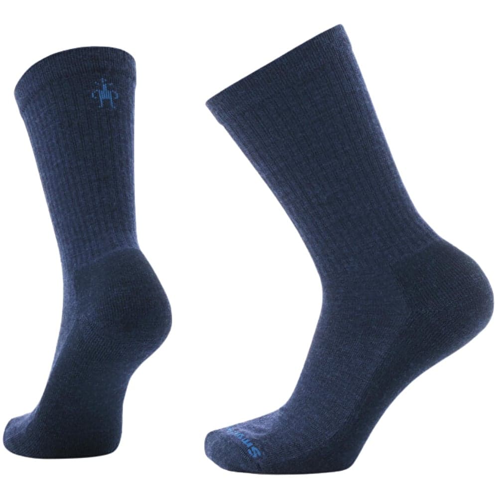 Everyday Solid Rib Crew Socks Deep Navy, view: 0