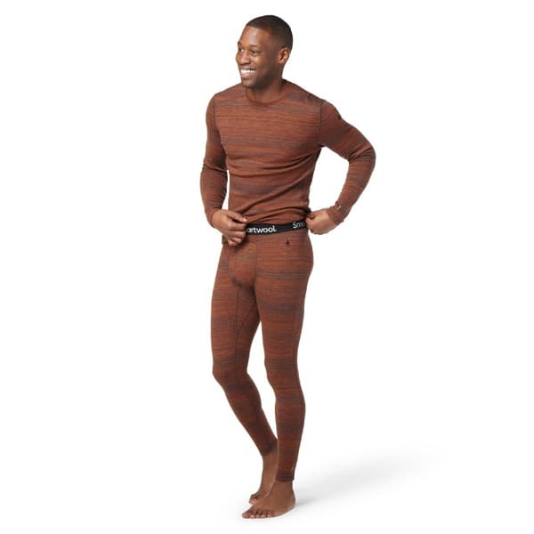 Men's Classic Thermal Merino Base Layer Pattern Bottom Picante Heather Color Shift, view: 1