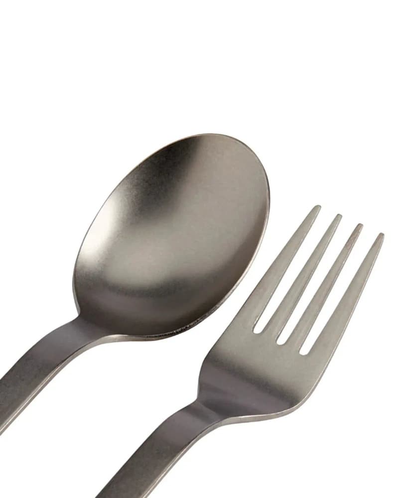 Titanium Fork & Spoon Set, view: 2