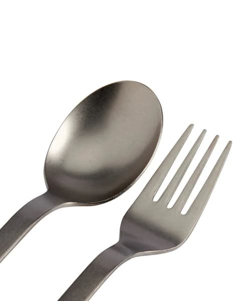 Titanium Fork & Spoon Set, view: 2