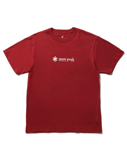 Soft Cotton Logo Short Sleeve T-Shirt Red, view: 0