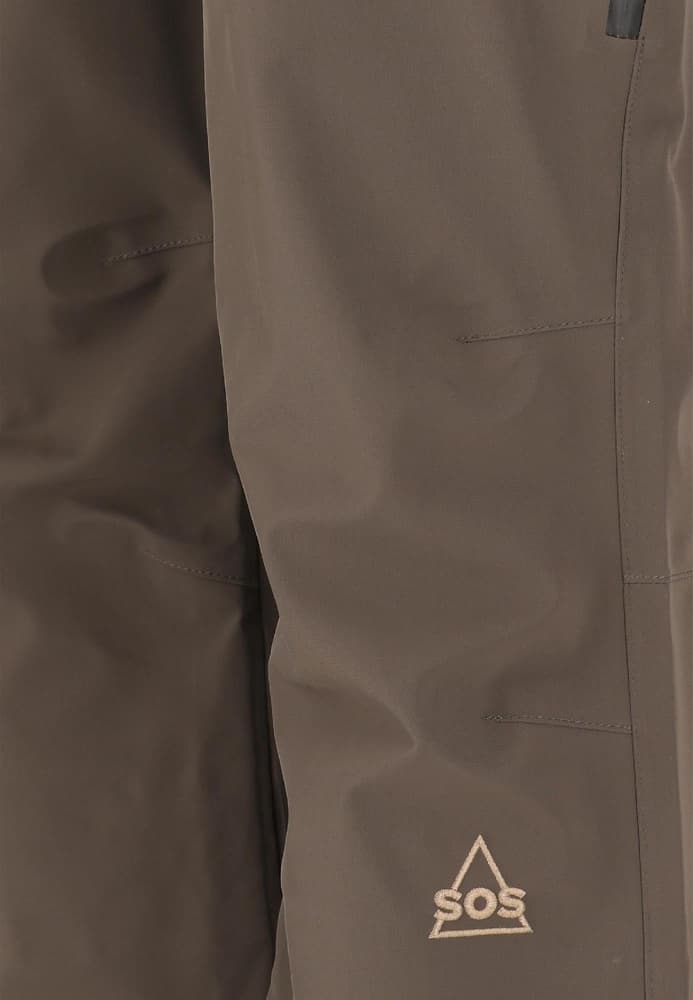 Lipno M Shell Bib Pants Black Ink, view: 2