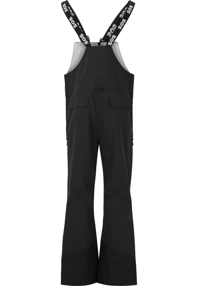 Lipno M Shell Bib Pants Black, view: 2