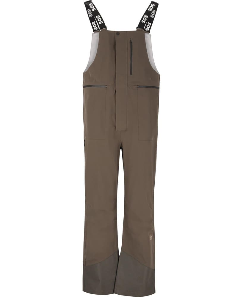 Lipno M Shell Bib Pants Black Ink, view: 0