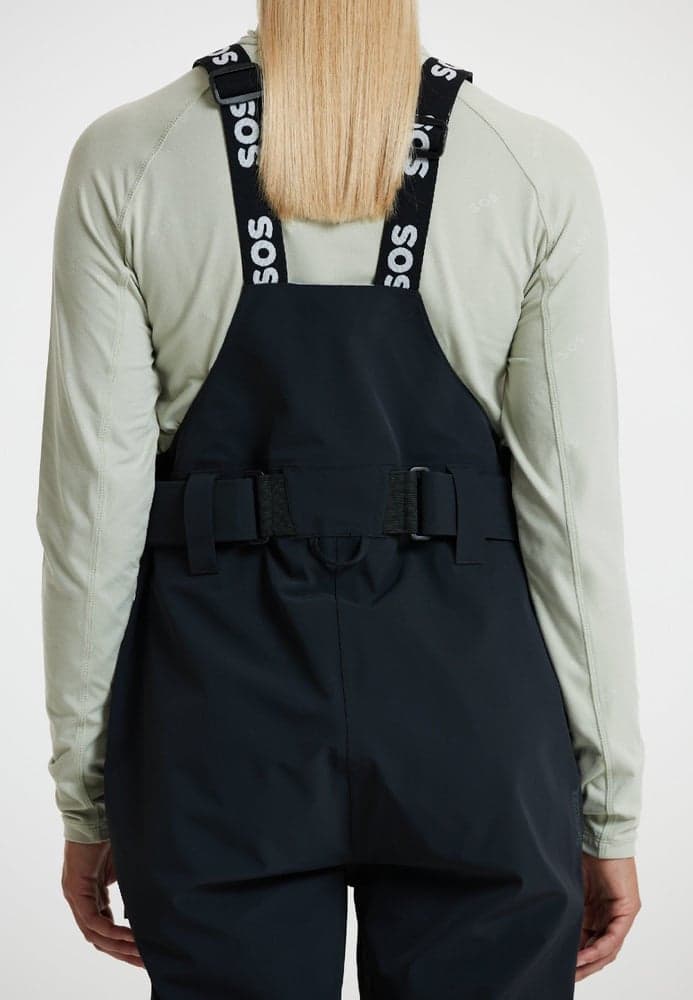 Lipno W Shell Bib Pants Black, view: 5