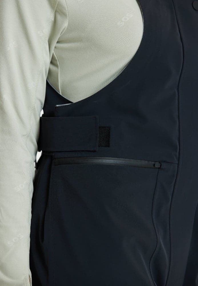 Lipno W Shell Bib Pants Black, view: 7