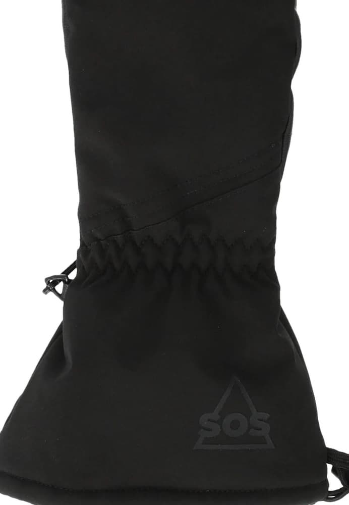 Ohau Long Mitten Gloves Black, view: 2