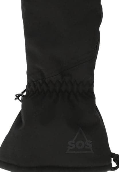 Ohau Long Mitten Gloves Black, view: 2