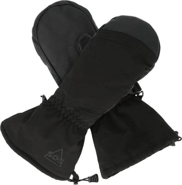 Ohau Long Mitten Gloves Black, view: 1