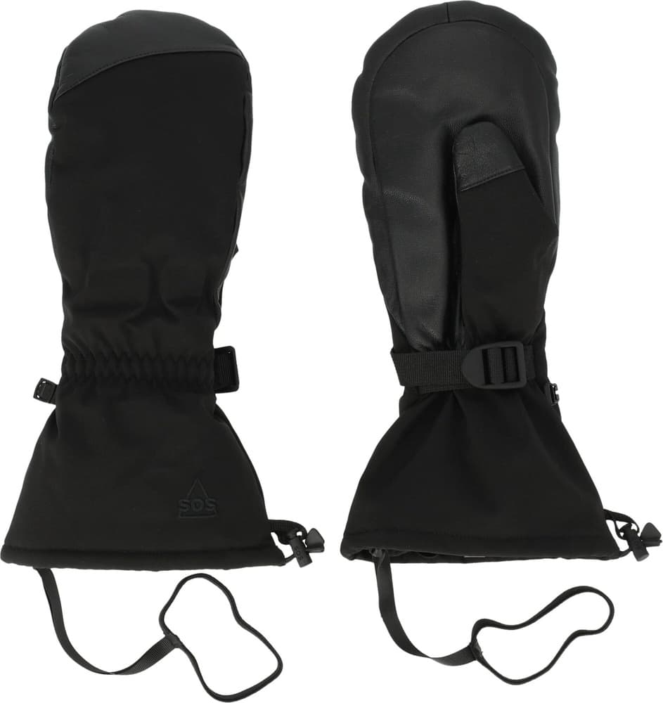 Ohau Long Mitten Gloves V1 Black, view: 0