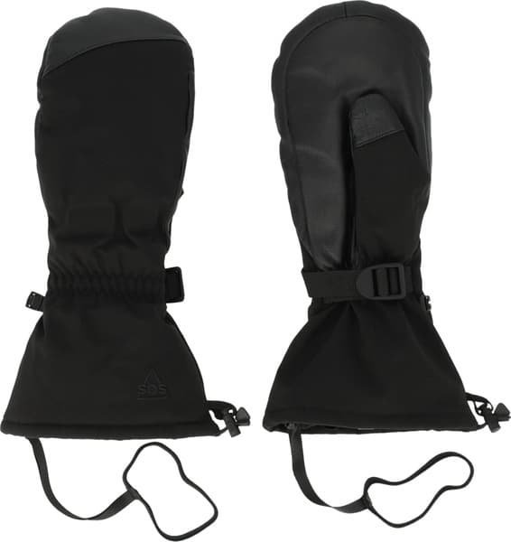 Ohau Long Mitten Gloves V1 Black, view: 0