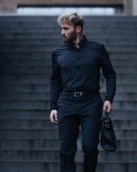 Marcus Regular Sky Blue All Black - view: 4