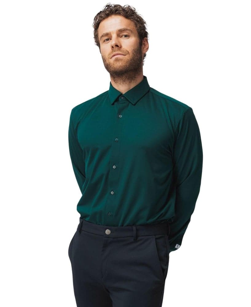 Marcus Regular Sky Blue Bottle Green, view: 2