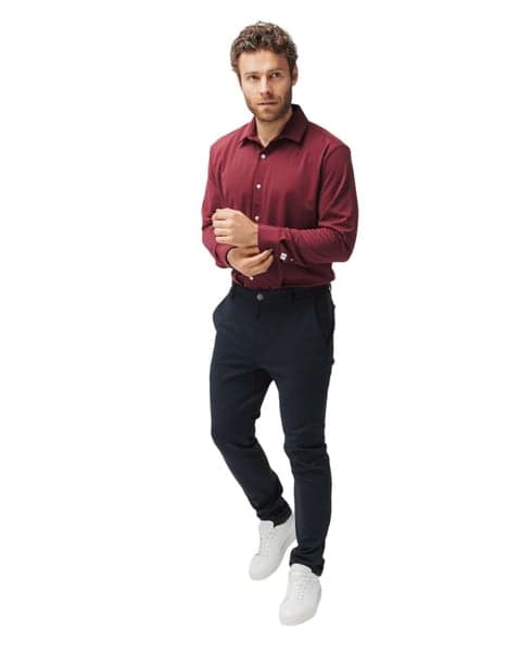 Marcus Regular Sky Blue Burgundy, view: 4