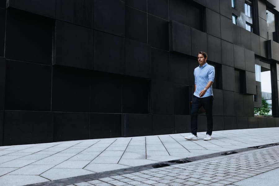 Marcus Slim Sky Blue Sky Blue, view: 3