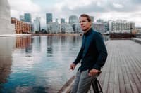 Marcus Slim Sky Blue All Navy Blue - view: 2