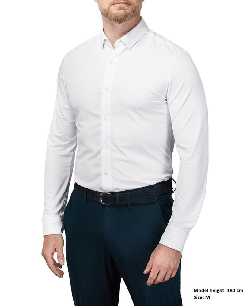 Marcus Slim Sky Blue Crisp White, view: 4