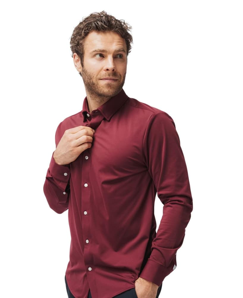 Marcus Slim Sky Blue Burgundy, view: 1