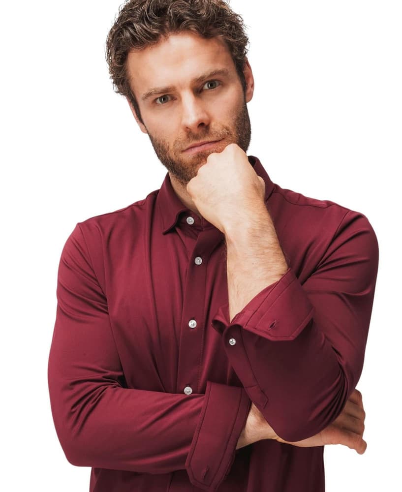 Marcus Slim Sky Blue Burgundy, view: 3