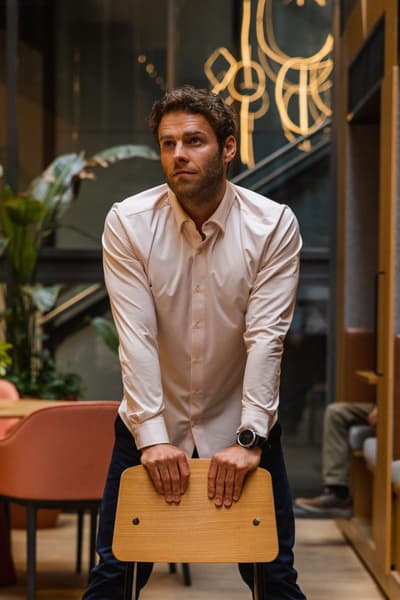 Marcus Slim Sky Blue Light Pink, view: 6