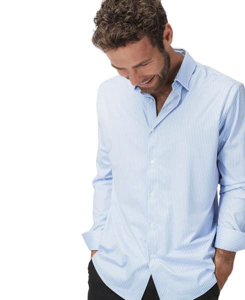 Zeno Slim Oxford Stripe, view: 2