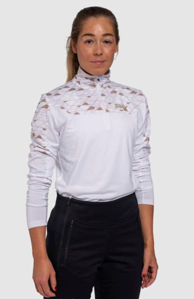 Infinity Light Half Zip W Bright White/Dune, view: 3