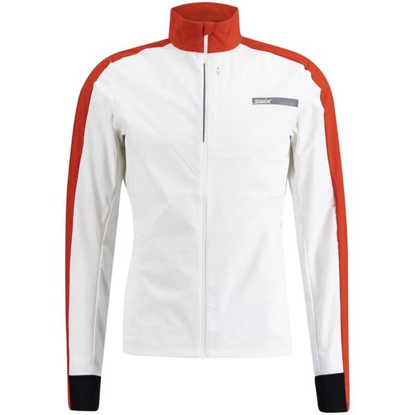 Roadline Wind Jacket M Bright White/Fiery Red, view: 0