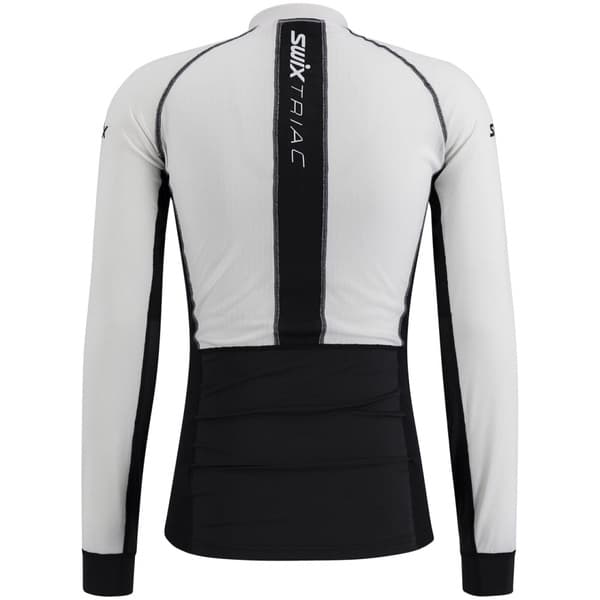 Swix Triac Dry Breathe Long Sleeve M Bright White / Black, view: 1