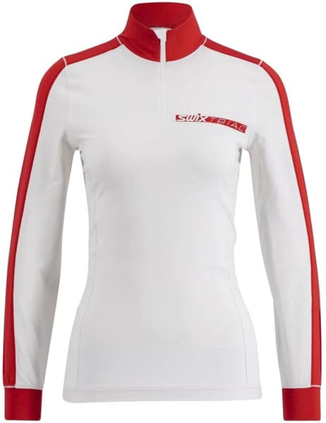 Triac Dry Long Sleeve W Bright White/Swix Red, view: 0