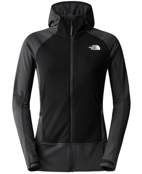 W Bolt Polartec Hooded Asphalt Grey-TNF Black, view: 0