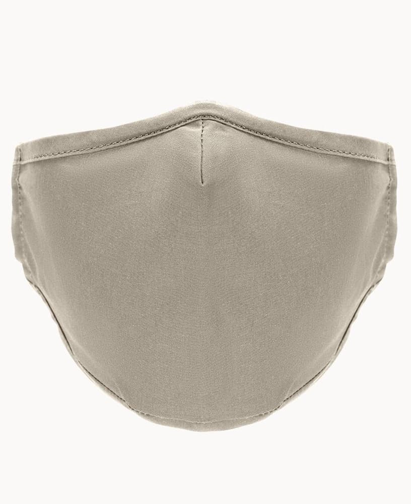 Face Mask m/ 2stk filter Whitecap/Khaki, view: 1