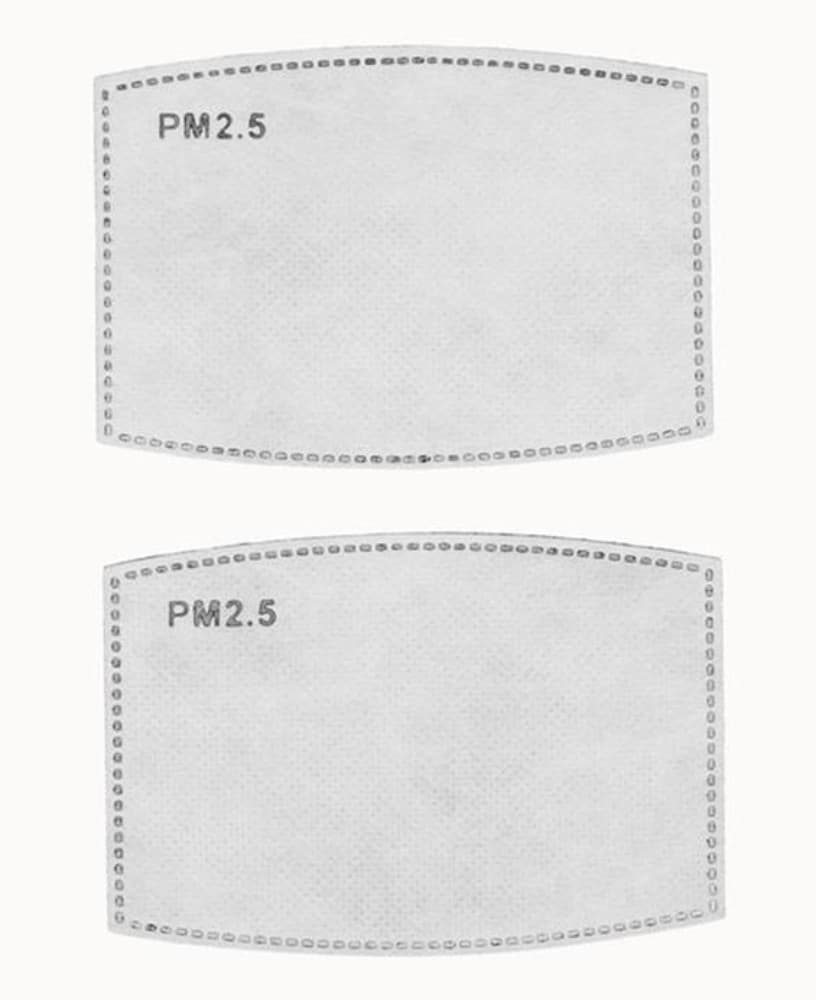 Face Mask m/ 2stk filter Whitecap/Khaki, view: 0