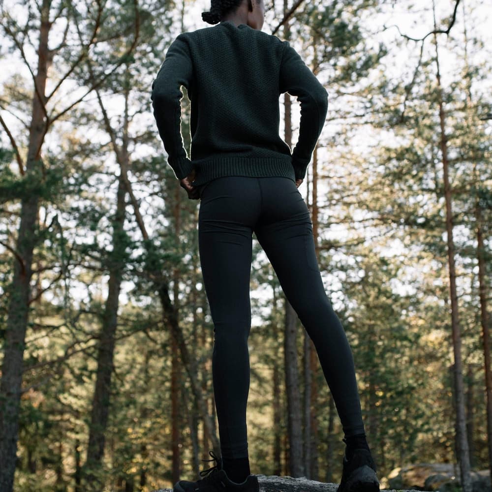 W Maple Hiking Tights Black, view: 3
