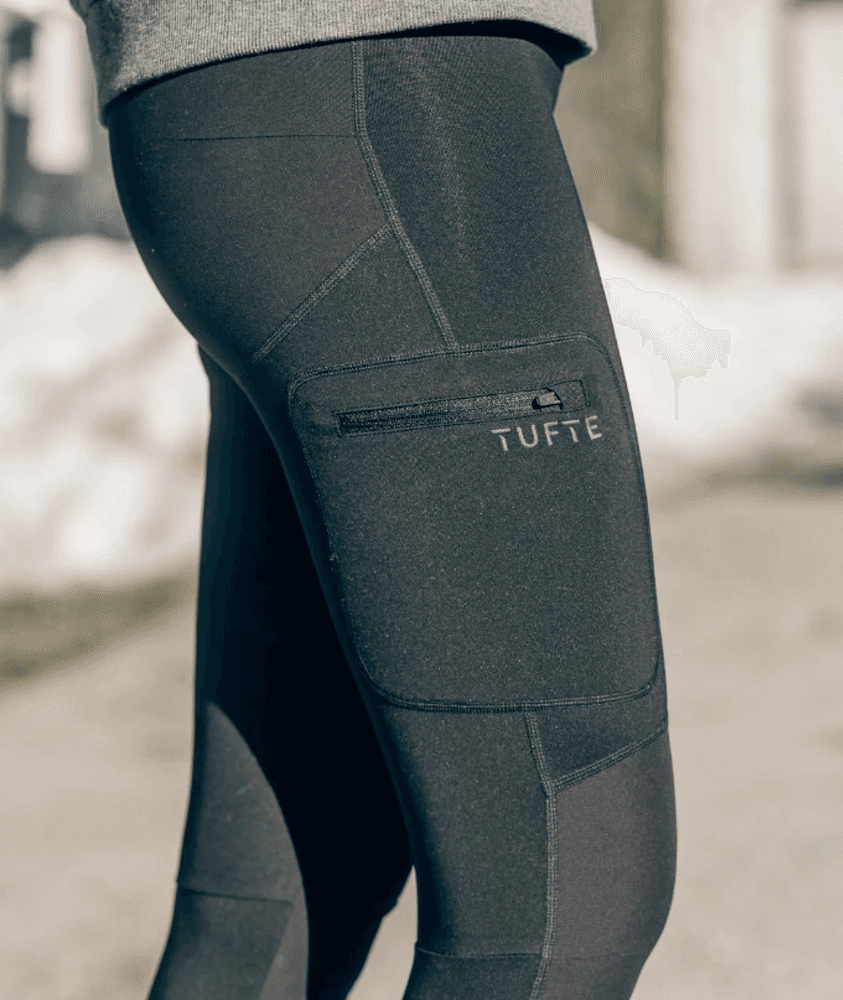W Maple Hiking Tights Black, view: 6