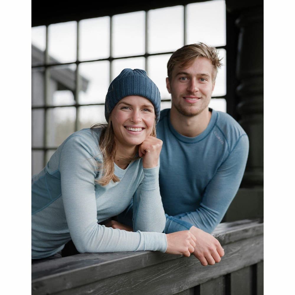 Rav 100% Round Neck Ws Smoke Blue/Hint of Mint, view: 3