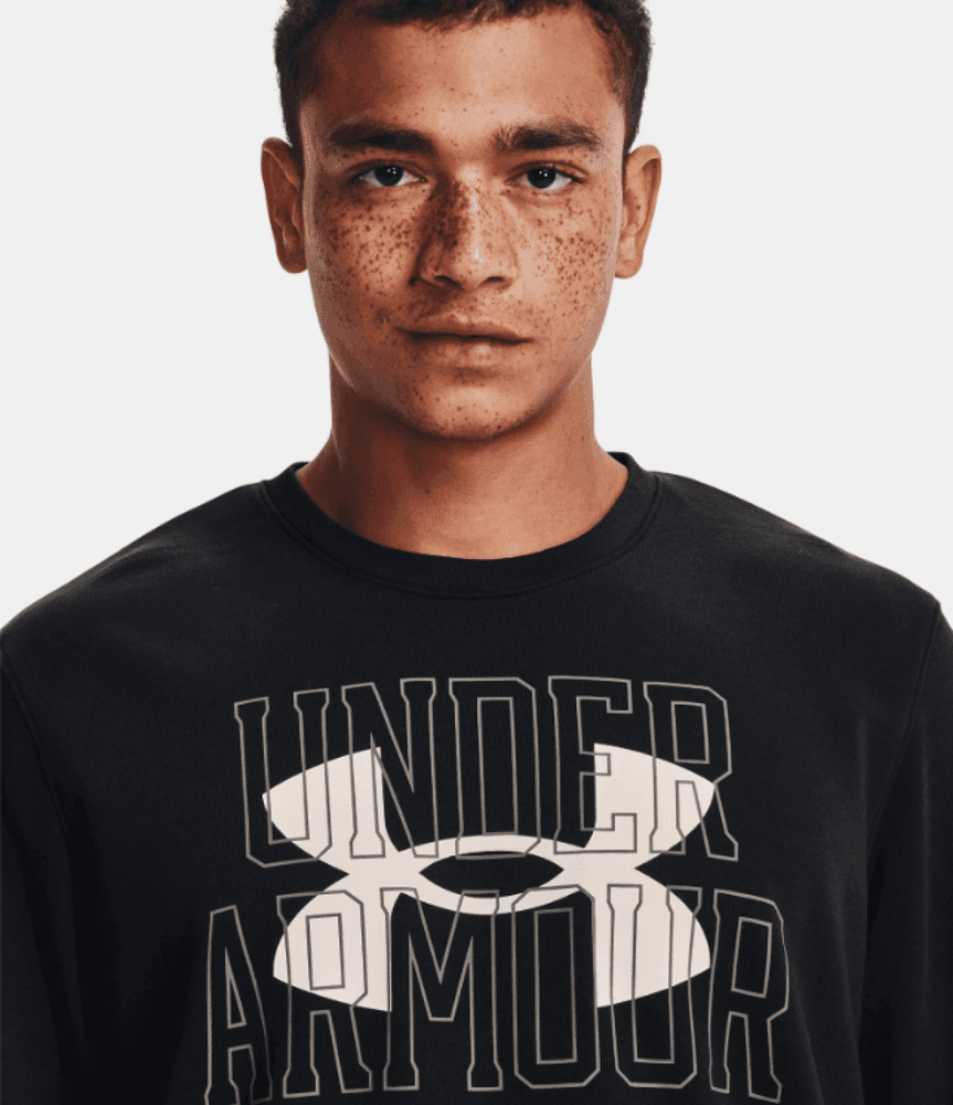 Rival Terry Logo Crew Black/Onyx White, view: 1