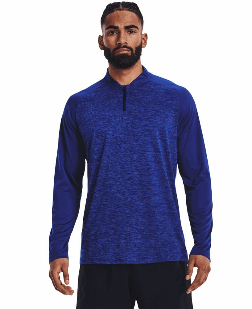 Tech 2.0 Novelty 1/4 Zip Bauhaus Blue/Black, view: 0