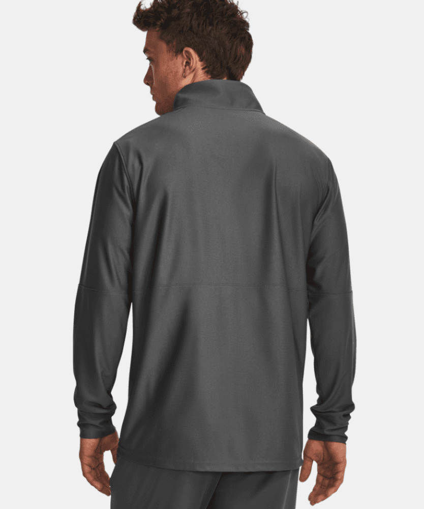 UA M's Ch. Track Jacket Castlerock Light Heather, view: 2