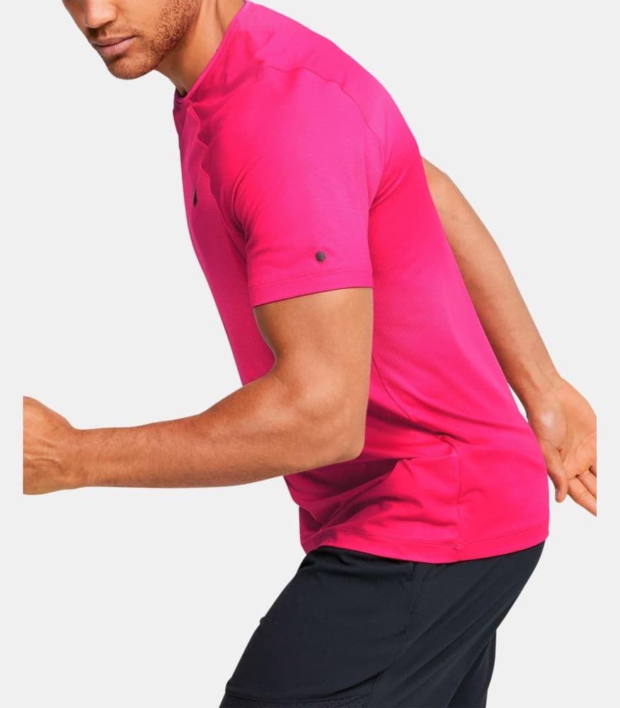 RUSH HeatGear Fitted Printed Pink Surge, view: 1