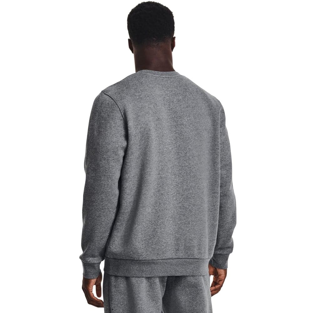 Essential Fleece Crew Pitch Gray Medium Heather/White, view: 1